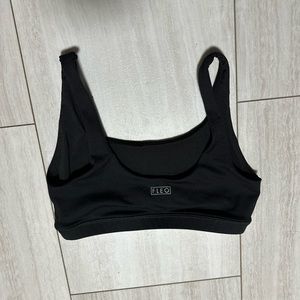 Black Fleo sports bra “Selena”